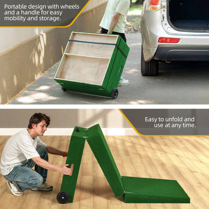Collapsible Youth Baseball Pitching Ramp