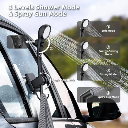 Compact Outdoor Solar Shower