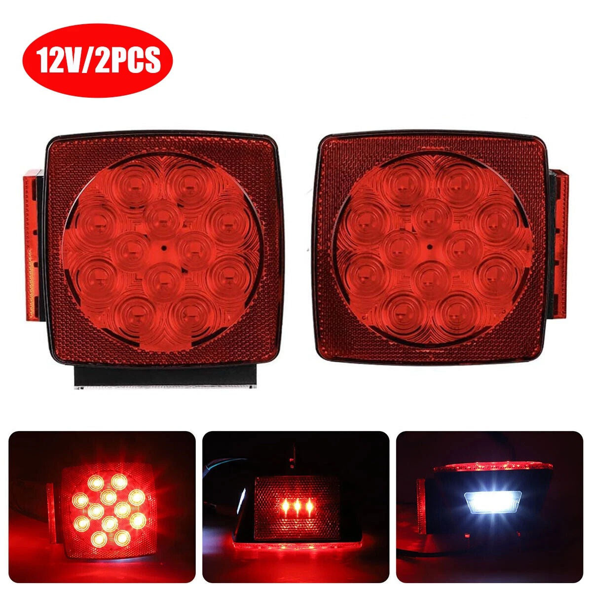 Marine and Truck LED Trailer Light Set