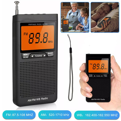 Compact Personal AM FM Radio