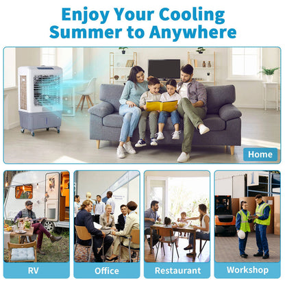 Compact Portable Swamp Cooler Fan Unit