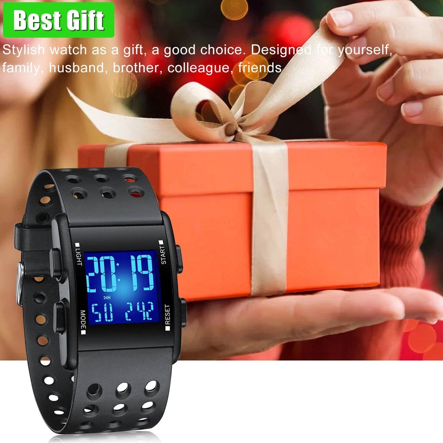 Men's Waterproof Fitness Watch
