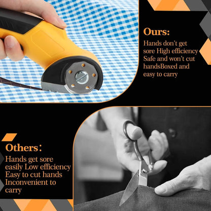 Wireless Portable Cutting Scissors for Fabric & Heavy Duty Use