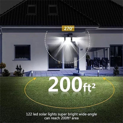 Bright Outdoor Solar Powered Motion Sensor Lights