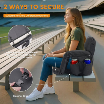 Comfortable Heated Folding Stadium Seat Cushion
