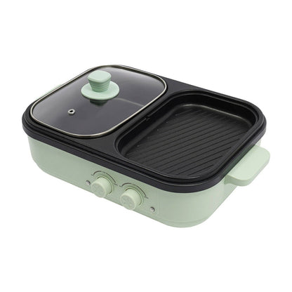 Portable Electric Cooker with BBQ Grill
