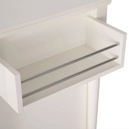 Portable Kitchen Island Cart with Drawers and Shelves