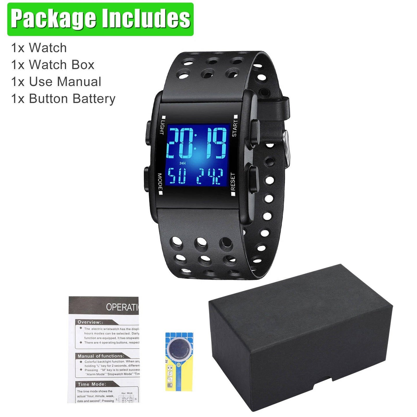 Men's Waterproof Fitness Watch