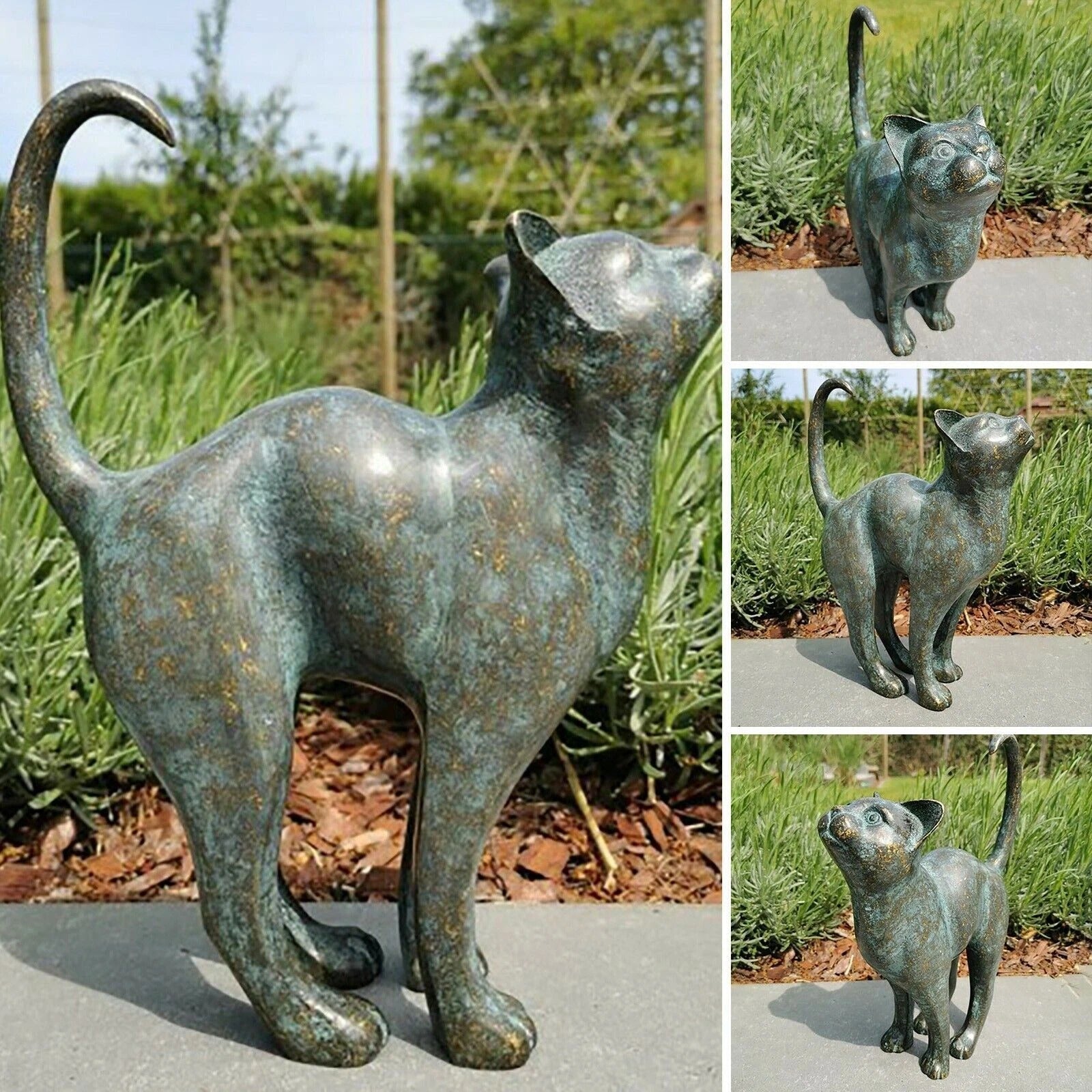 Outdoor Yard Art Garden Stone Statue Decor - Halri