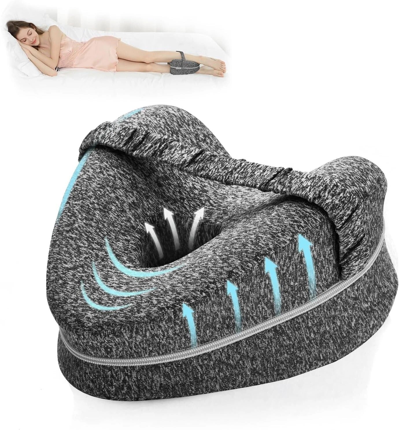 Contour Memory Foam Knee Support Pillow - Halri