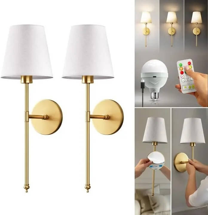 Electric Plug in Wall Lights - Halri