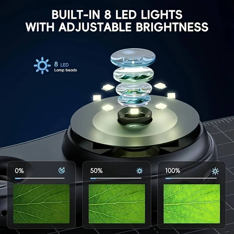 Compact Pocket Microscope for Coins and Jewelry