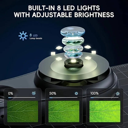 Compact Pocket Microscope for Coins and Jewelry