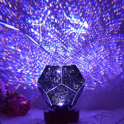 Colorful Star Night Light Projector for Bedroom Relaxation - Halri
