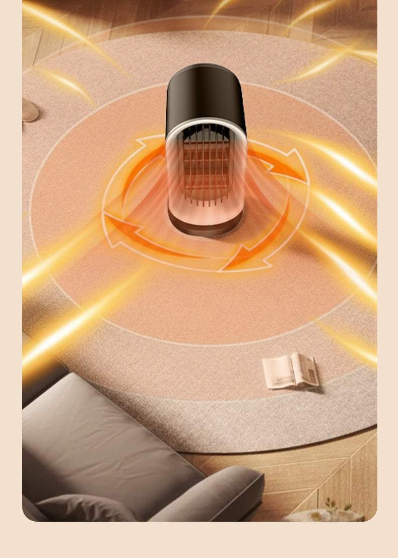 Warm Electric Space Heater with Oscillation Function