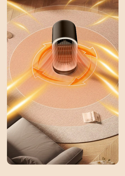 Warm Electric Space Heater with Oscillation Function