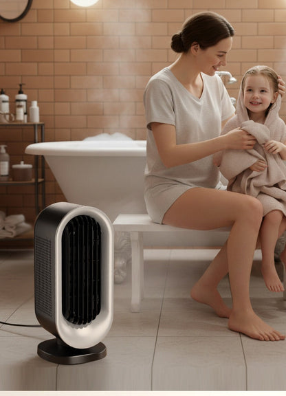 Warm Electric Space Heater with Oscillation Function
