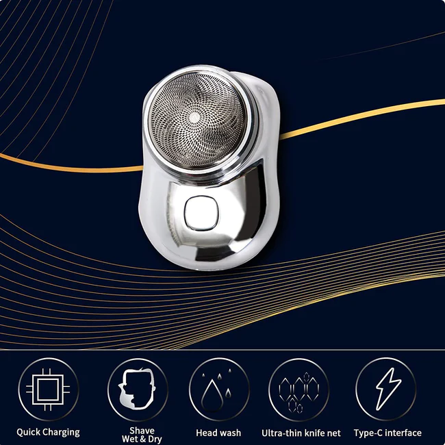 Compact Travel Electric Shaver