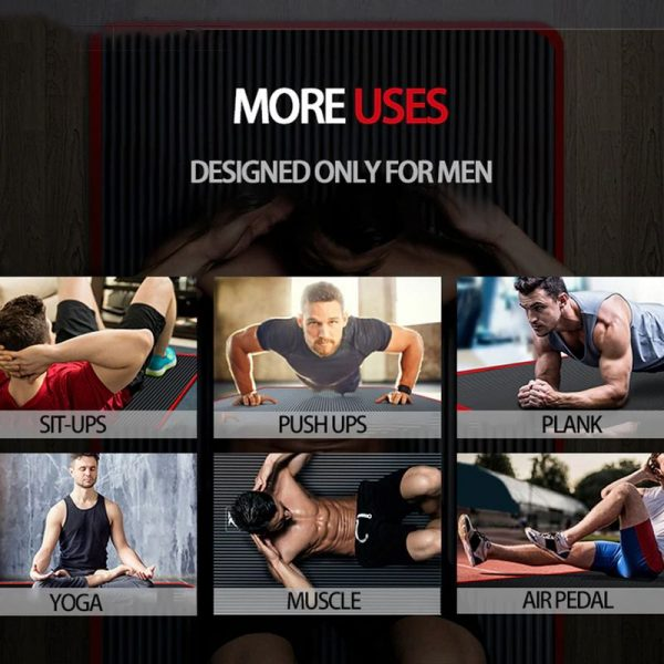 Premium Men's Extra Thick Yoga Exercise Mat
