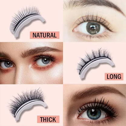 Easy Apply Reusable False Lashes Natural Everyday Look