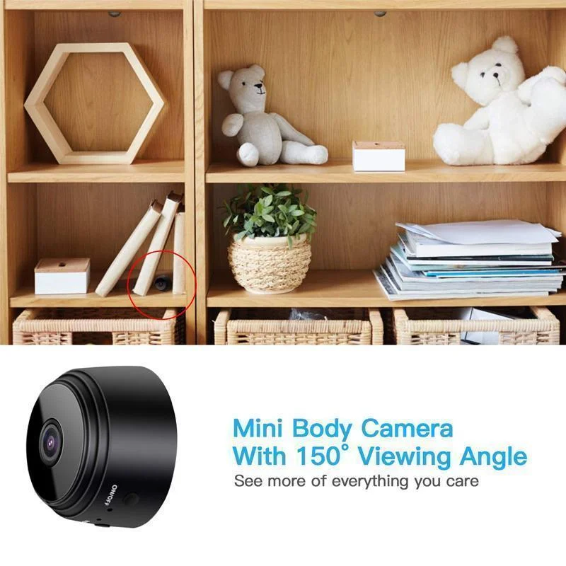 Compact Wireless HD Mini Security Camera