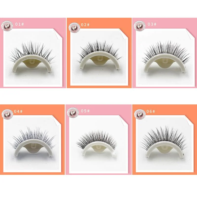 Easy Apply Reusable False Lashes Natural Everyday Look