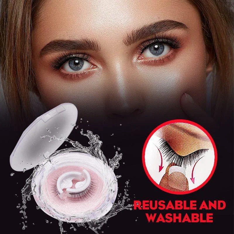 Easy Apply Reusable False Lashes Natural Everyday Look