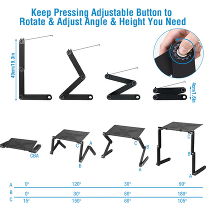 Portable Adjustable Laptop Desk Stand