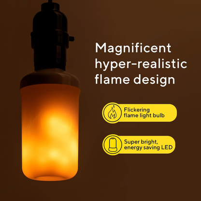 Warm Flicker LED Light Bulb