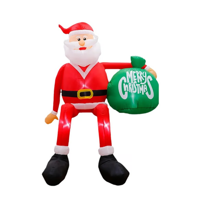 Large 8FT LED Inflatable Santa Claus Outdoor Christmas Decor