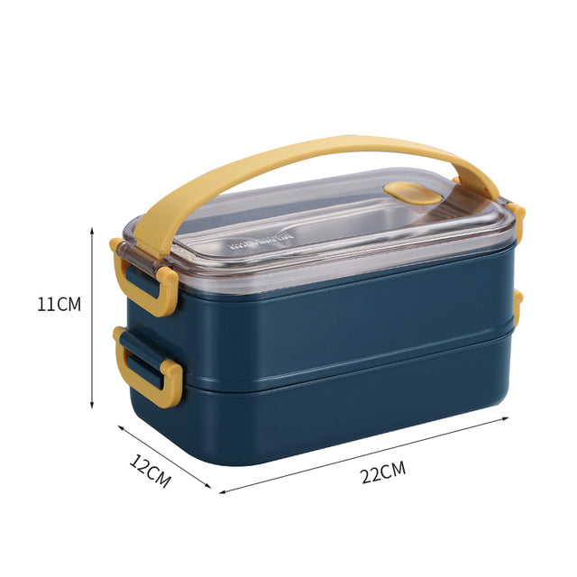 Thermal Bento Box with Multiple Compartments