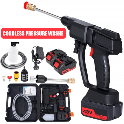 Portable Power Washer with Rechargeable Batteries for Outdoor Use