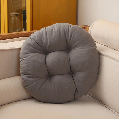Plush Japanese Floor Cushion with Thick Foam Padding