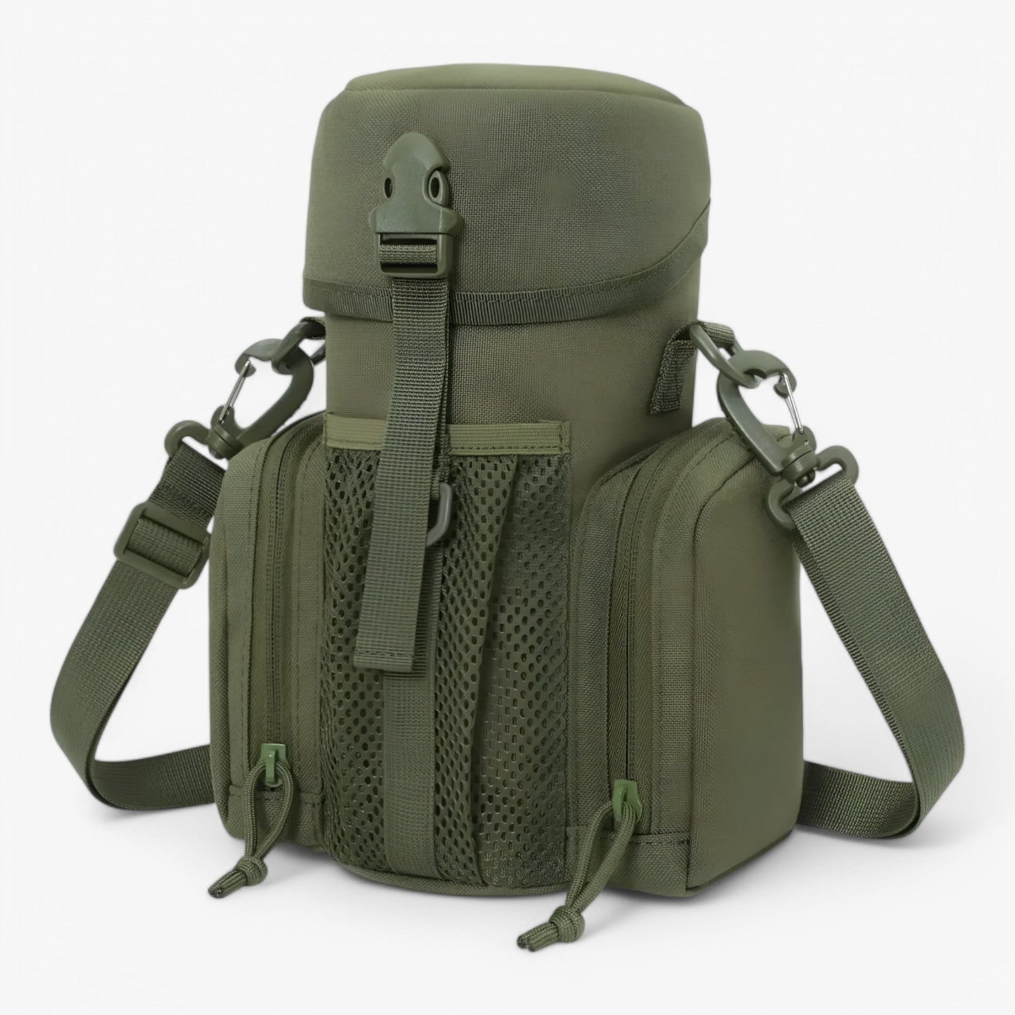 Tough Nylon Water Bottle Backpack with Adjustable Shoulder Strap - Halri