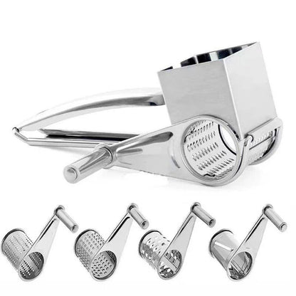 Easy Grip Stainless Steel Rotary Grater - Halri
