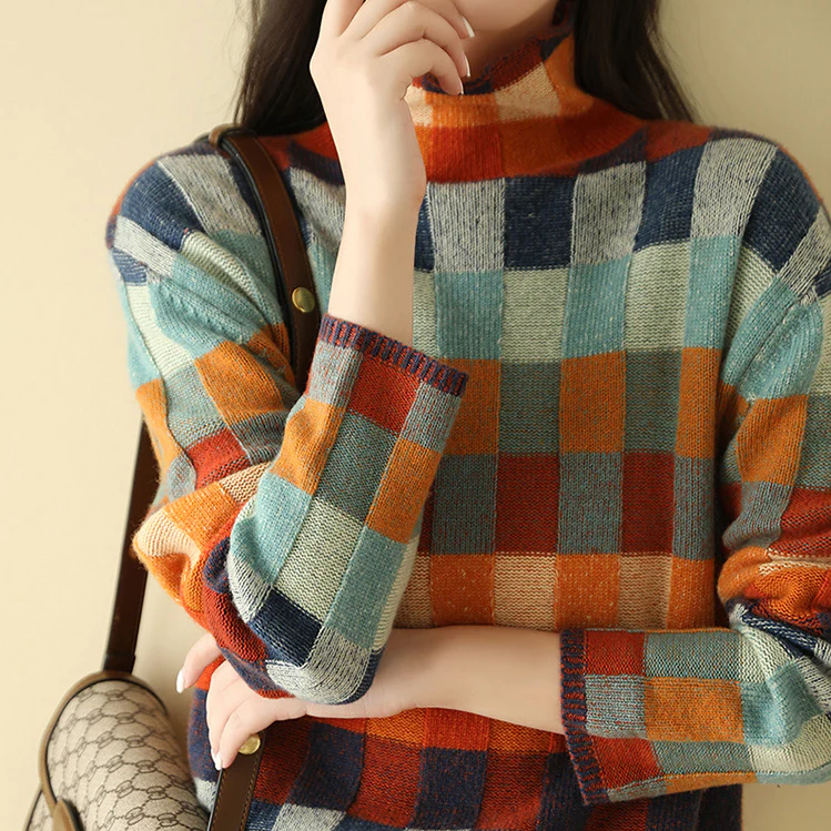 Soft Premium Cashmere Crew Neck Sweater for Women