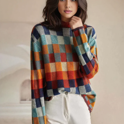 Soft Premium Cashmere Crew Neck Sweater for Women - Halri