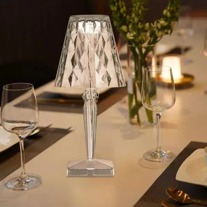 Elegant Glass Desk Light Lamp - Halri