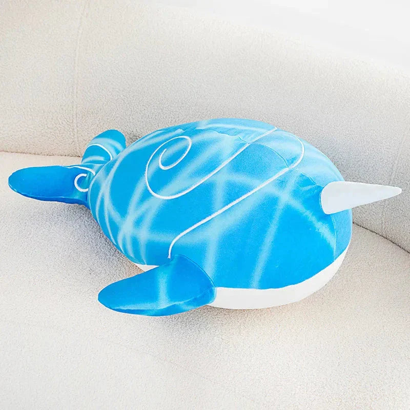 Cute Blue Whale Anime Character Soft Plush Toy