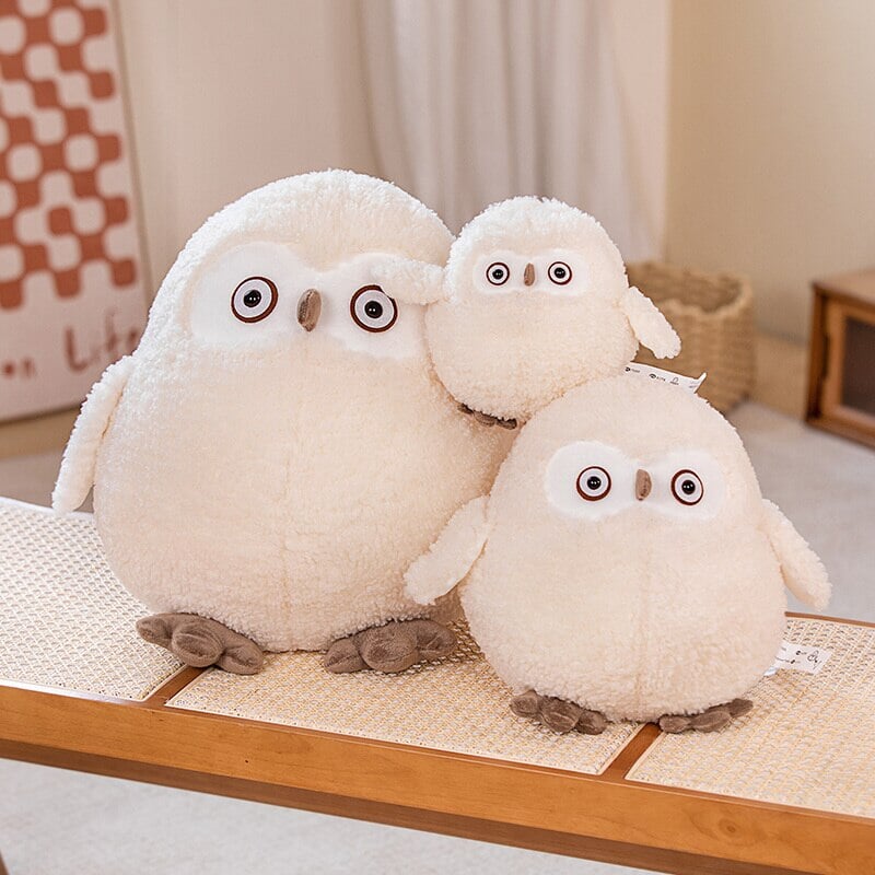 Big Soft Brown Owl Stuffed Toy