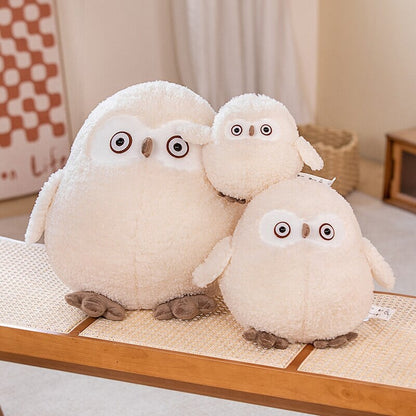 Big Soft Brown Owl Stuffed Toy