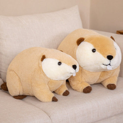 Soft Brown Teddy Beaver Stuffed Animal