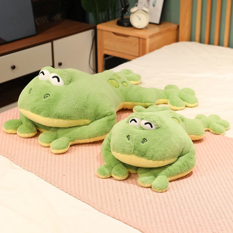 Big Green Frog Stuffed Animal Toy