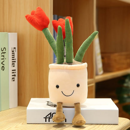 Colorful Floral Soft Toy Pot - Halri
