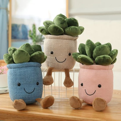 Soft Buddy Moonstone Floral Planter Toy