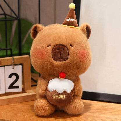 Fun Bear and Rodent Birthday Cake Toys
