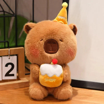 Fun Bear and Rodent Birthday Cake Toys