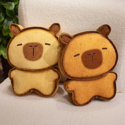 Soft Capybara Toasted Bread Plush Toy - Halri
