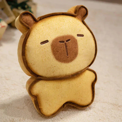 Soft Capybara Toasted Bread Plush Toy