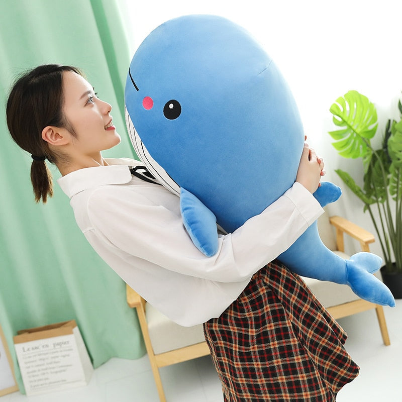Fun Cute Big Whale Plush Toy - Halri
